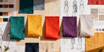 Color Palette Predictions: The Top 5 Hues Defining US Fashion for the Next 12 Months, a vibrant forecast.