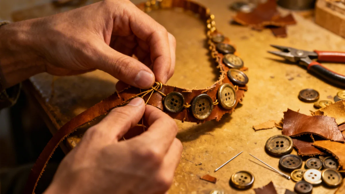 Crafting upcycled accessories transforming everyday objects