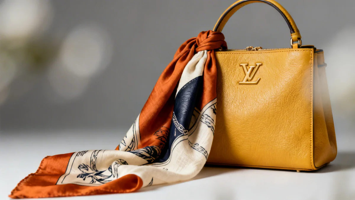 Mixing designer handbag with affordable accessories for a cohesive look