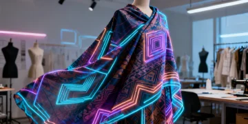 Digital Textiles US Fashion: Innovative patterns on futuristic fabric