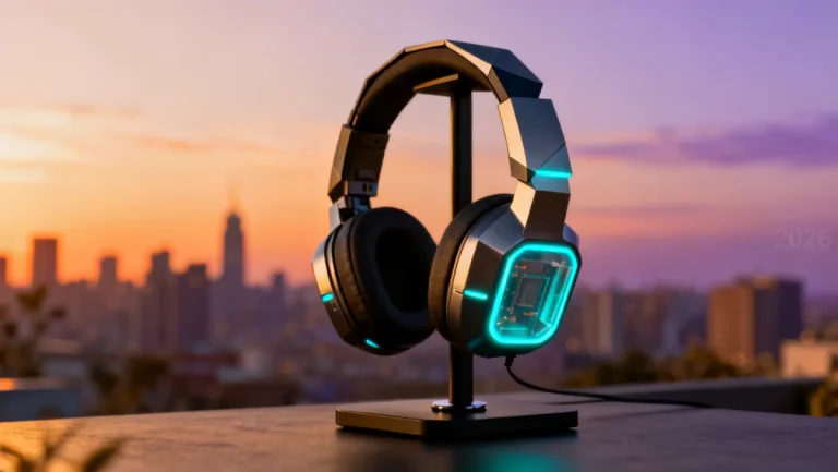 futuristic wireless headphones 2026 portable audio