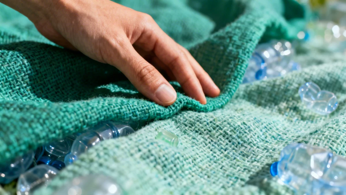 Innovative recycled fabric for sustainable fashion trends 2026 in US market.