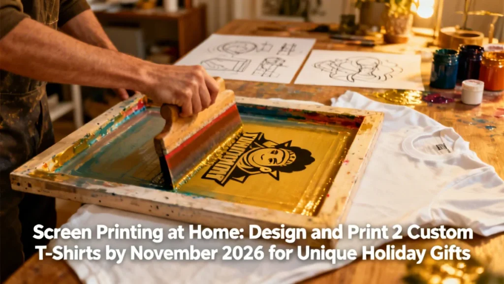 Screen Printing at Home: Design & Print Custom T-Shirts by 2026