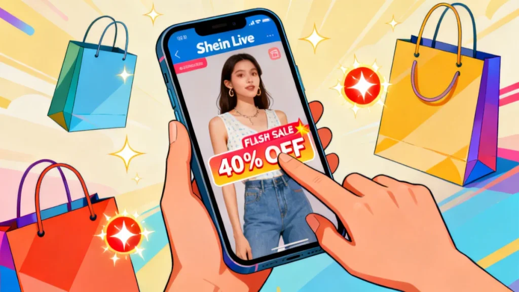 Shein Live Stream Hacks: Snagging Flash Sale Items with 40% Off Real-Time