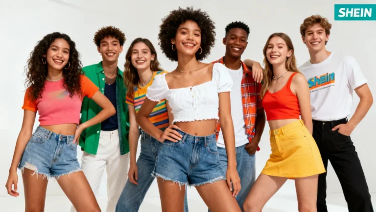 Diverse models showcasing Shein fashion, Shein Model Program