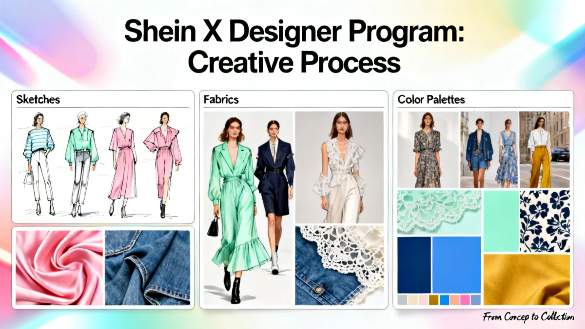 Digital mood board for Shein X Designer Program submission