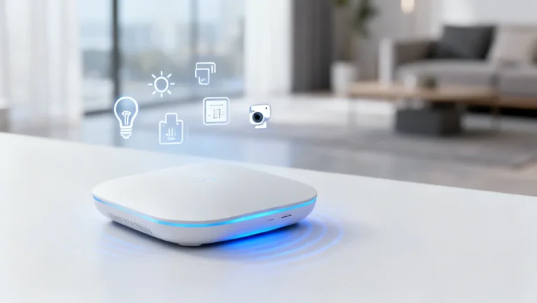 Smart Home Hubs 2026 connecting diverse gadgets seamlessly.