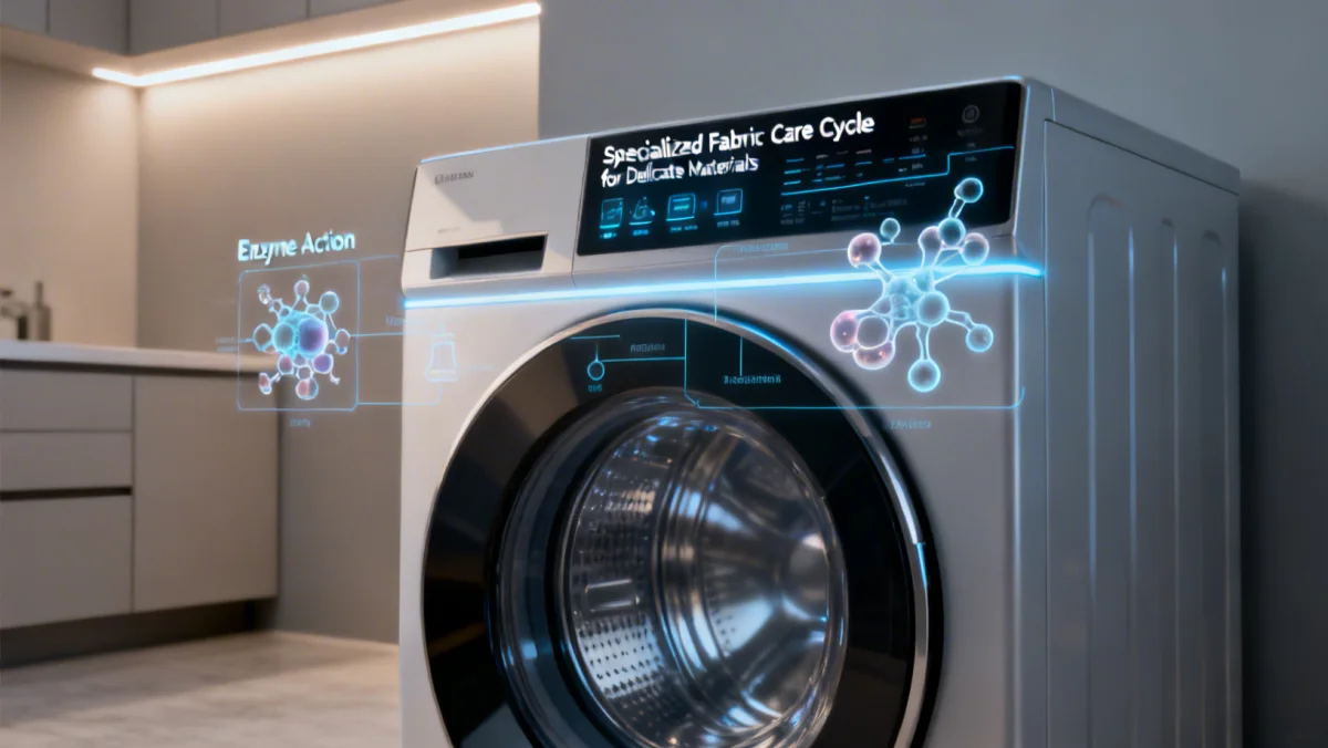 Smart washing machine with specialized fabric care innovations