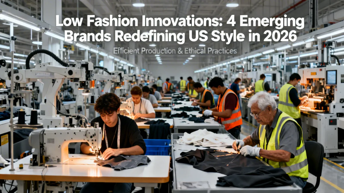 Sustainable production practices for Low Fashion Innovations: 4 Emerging Brands Redefining US Style in 2026