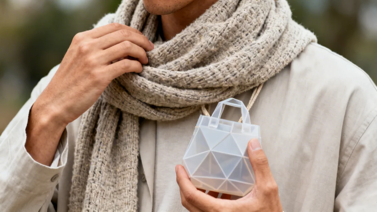 Thoughtful layering and minimalist accessories in low fashion