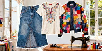 Upcycling Challenge: 3 DIY Projects to Revamp Your Wardrobe for 2026, showcasing creative garment transformations.