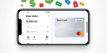 Shein Wallet vs Store Credit comparison on smartphone screen with savings icons