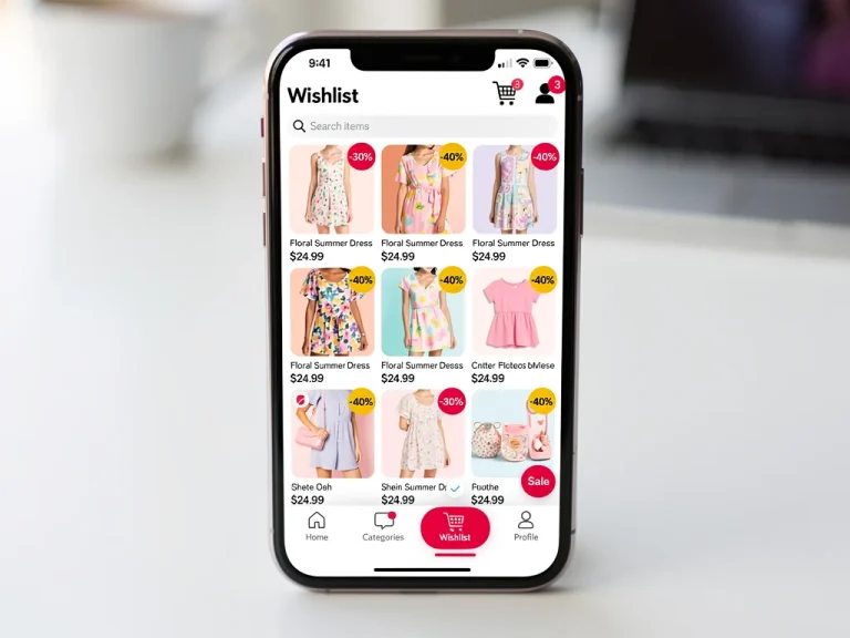 Optimizing Your Shein Wishlist for 2026 Deals: 3 Smart Strategies - smartphone with Shein app wishlist