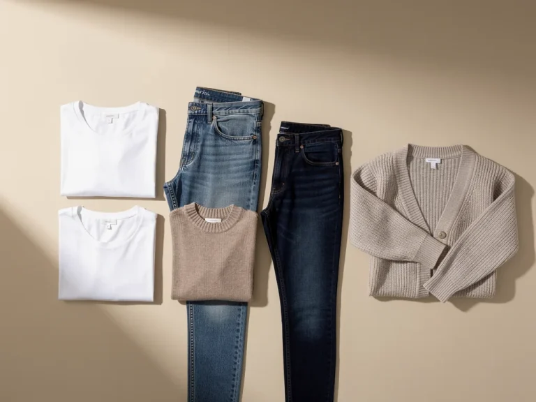 Low Fashion and Longevity: 3 Economic Benefits of High-Quality Basics in 2026 - Capsule wardrobe with quality clothing items